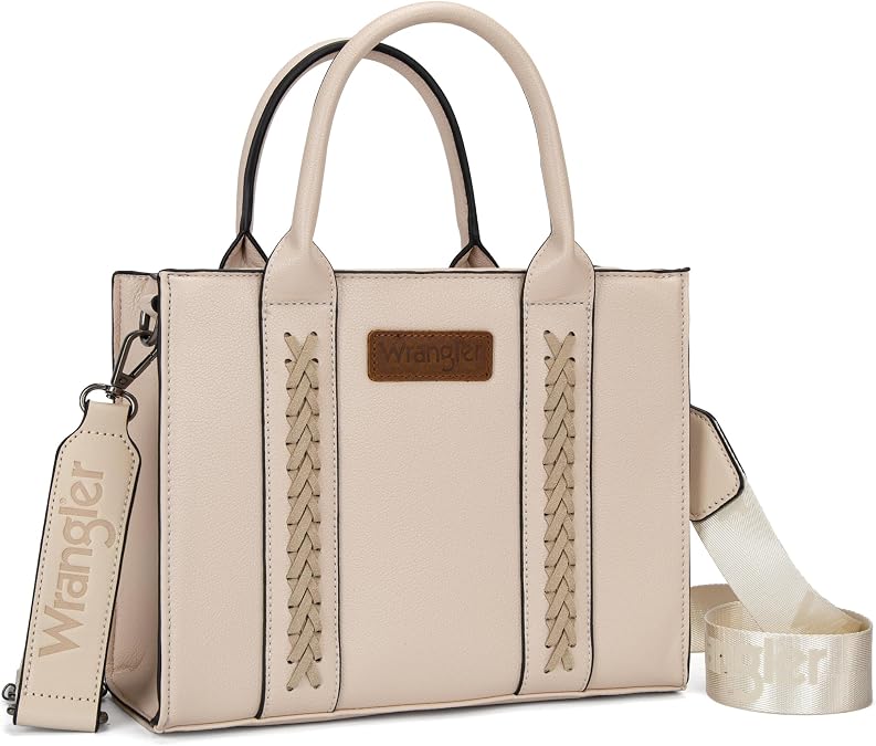 Wrangler Tote Bag for Women Designer Satchel Handbags Top-handle Purses with Strap