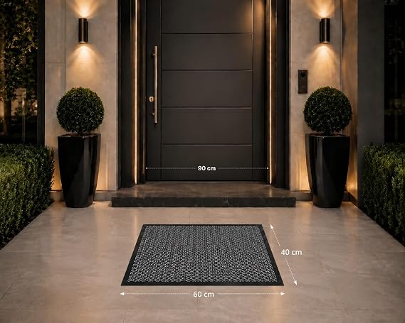 Nem ve Toz Alıcı Gri Paspas (Kapı Önü Nem Alıcı Gri Paspas) (40X60)