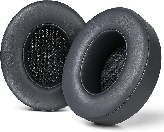 Replacement Ear Pads for Beats Studio 2/3 Wired/Wireless Headphones, Ear Pads for B0501 / B0500, Beat Studio Earpads with Noise Cancelling Foam, Soft Protein Leather (Titanium)