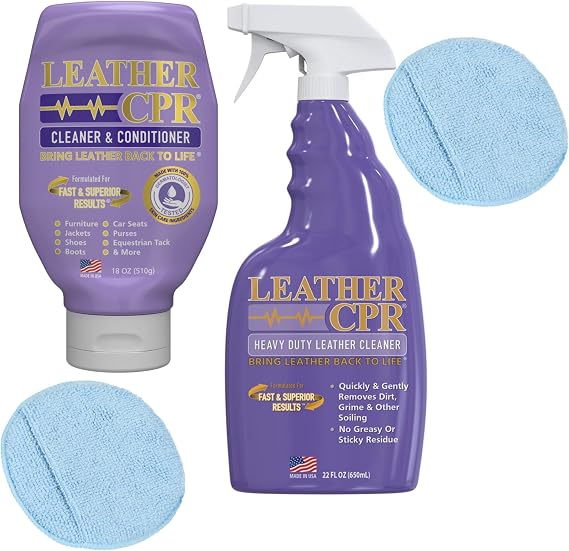 Leather CPR 18oz 22oz + 2 Microfiber Applicators