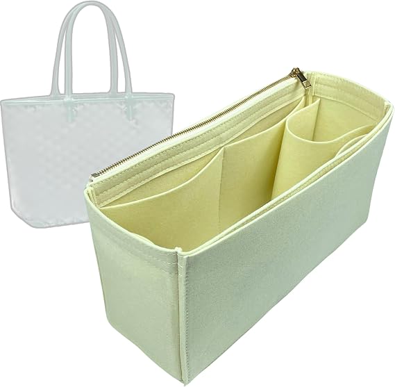 Organizer for Artois PM | MM | GM, Felt Bag Insert, 31 Colors (GM, BrightGreen)