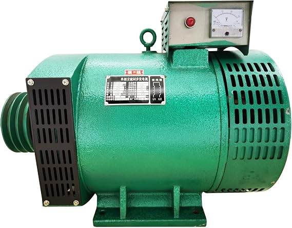 15KW Driven Generator Pure Copper Engine Generator Single-phase Alternator With Carbon Brush AC Brush Synchronous Alternator 100% Copper Winding 220V
