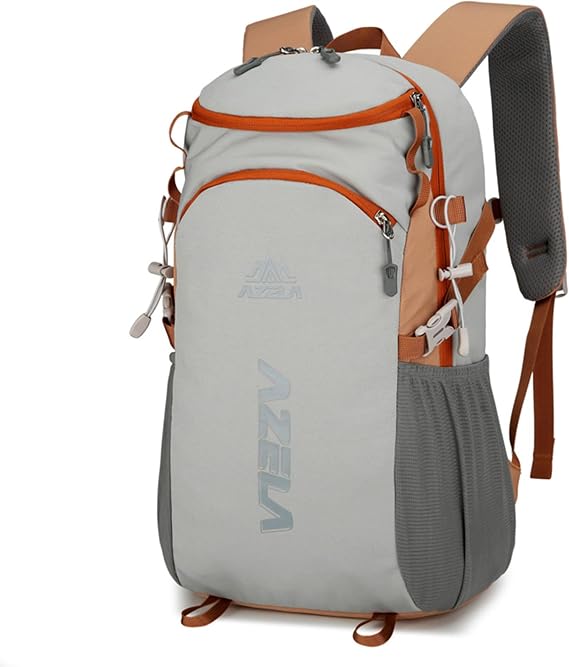 Small Hiking Backpack 25L Travel Backpack Lightweight Hiking Daypack for Women Men (Gray)