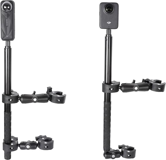 Motorcycle Mount kit for Insta360 X6 X5 X4 X3 X2 DJI OSMO 360 GoPro MAX 2