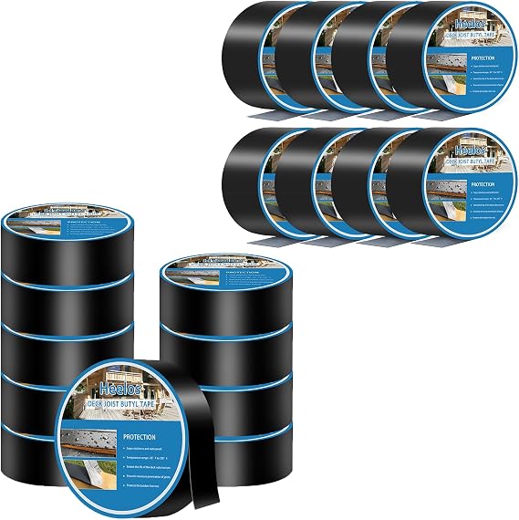 Joist Tape for Decking 2''50' 10Pack and 1-5/8''50' 8Pack
