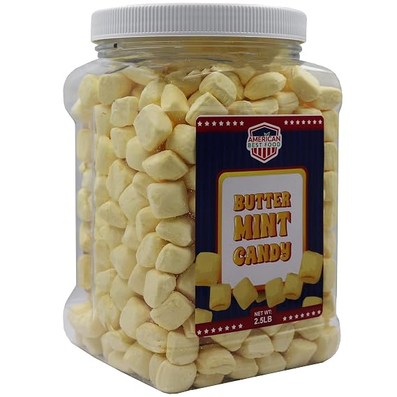 American Best Food Butter Mints In Jar (2.5 LB)