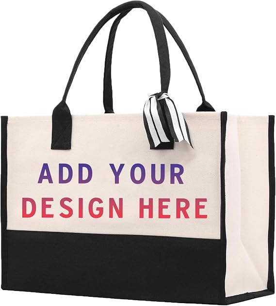 VANESSA ROSELLA Custom Print Logo Wholesale Bulk Canvas Tote Bag