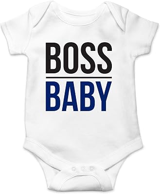 AW Fashions Boss Baby - I May Be Small, But Im The Boss In Charge - Cute One-Piece Infant Baby Bodysuit