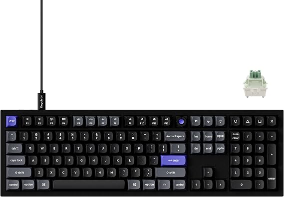 Keychron Q6 HE 8K Full-Size Wired Hall Effect Keyboard, Aluminum Black
