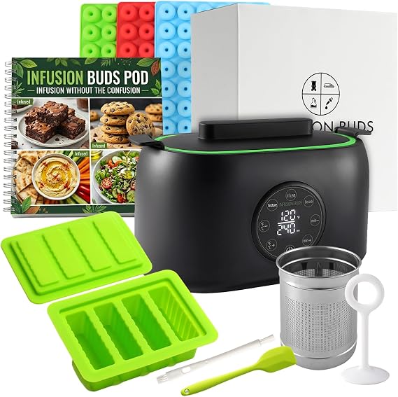 2-in-1 Herb Decarboxylator and Infuser, Oil Infuser & Butter Maker Machine