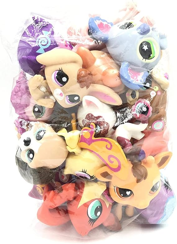 LPS Toys: 10-Piece Pet Shop Collector Set, Action Cartoon Figures, Cute Original Cats & Dogs, Kid's Gift