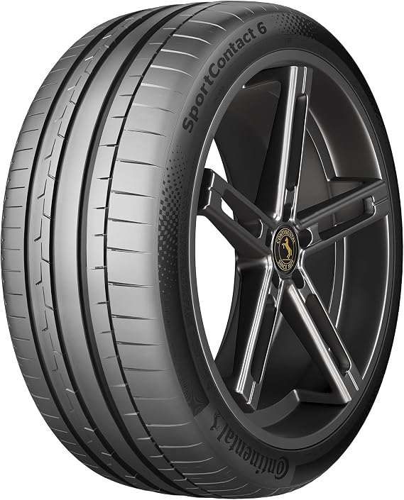 Continental ContiSportContact 6 Summer 295/35ZR23 (108Y) XL Passenger Tire | Truck/SUV High Performance Summer Traction 108Y Rated Extra Load Radial Construction Black Sidewall Tire