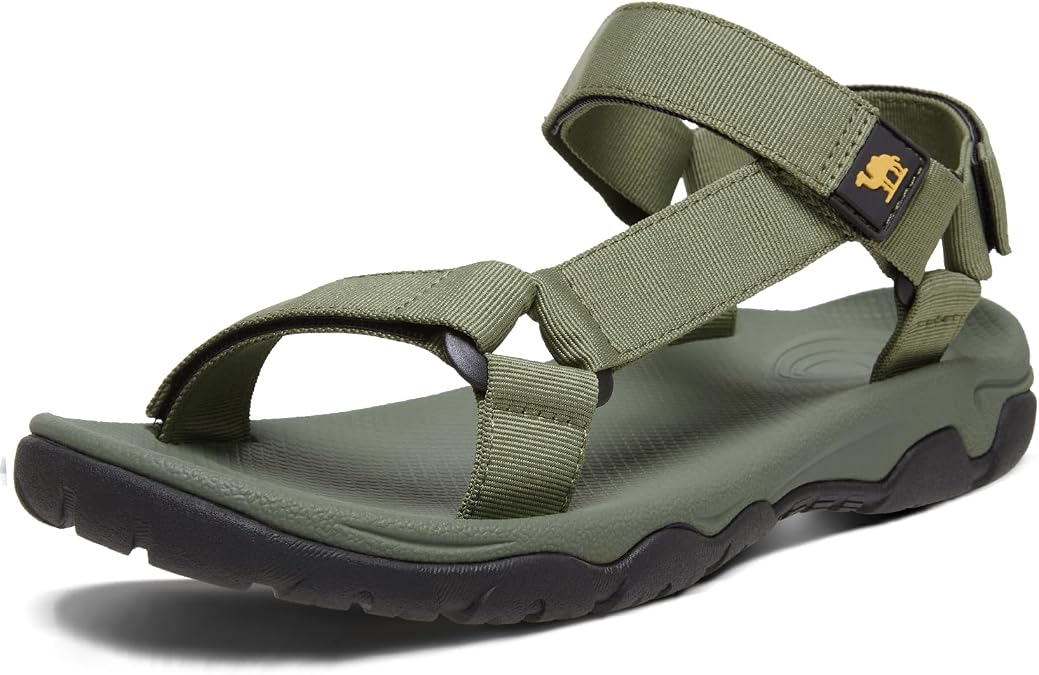 CAMELSPORTS Mens Hiking Sandals Open Toe Outdoor Beach Sandal Waterproof Sport Sandals Water Shoes for Athletic Walking
