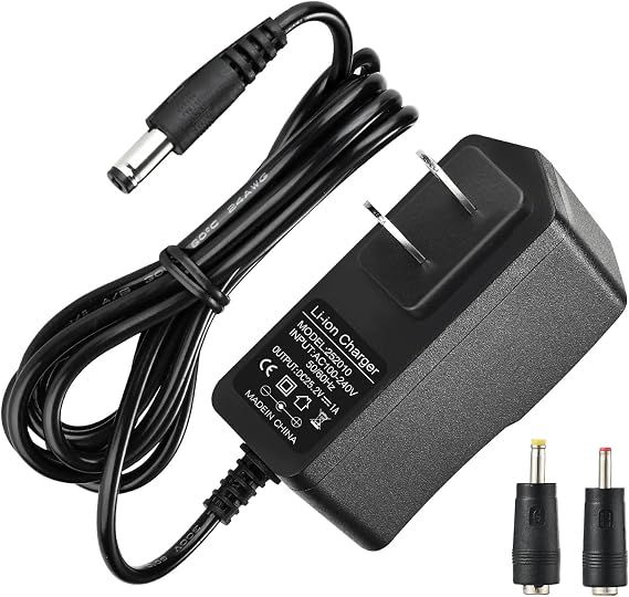 24V~25.2V Massage Gun Charger Compatible with Hypervolt, Taotronics, Opove, Toloco, Legiral, Bobbito, Massage Gun Charger Power Cord Cable 1.5m/5FT(NOT for 18V)