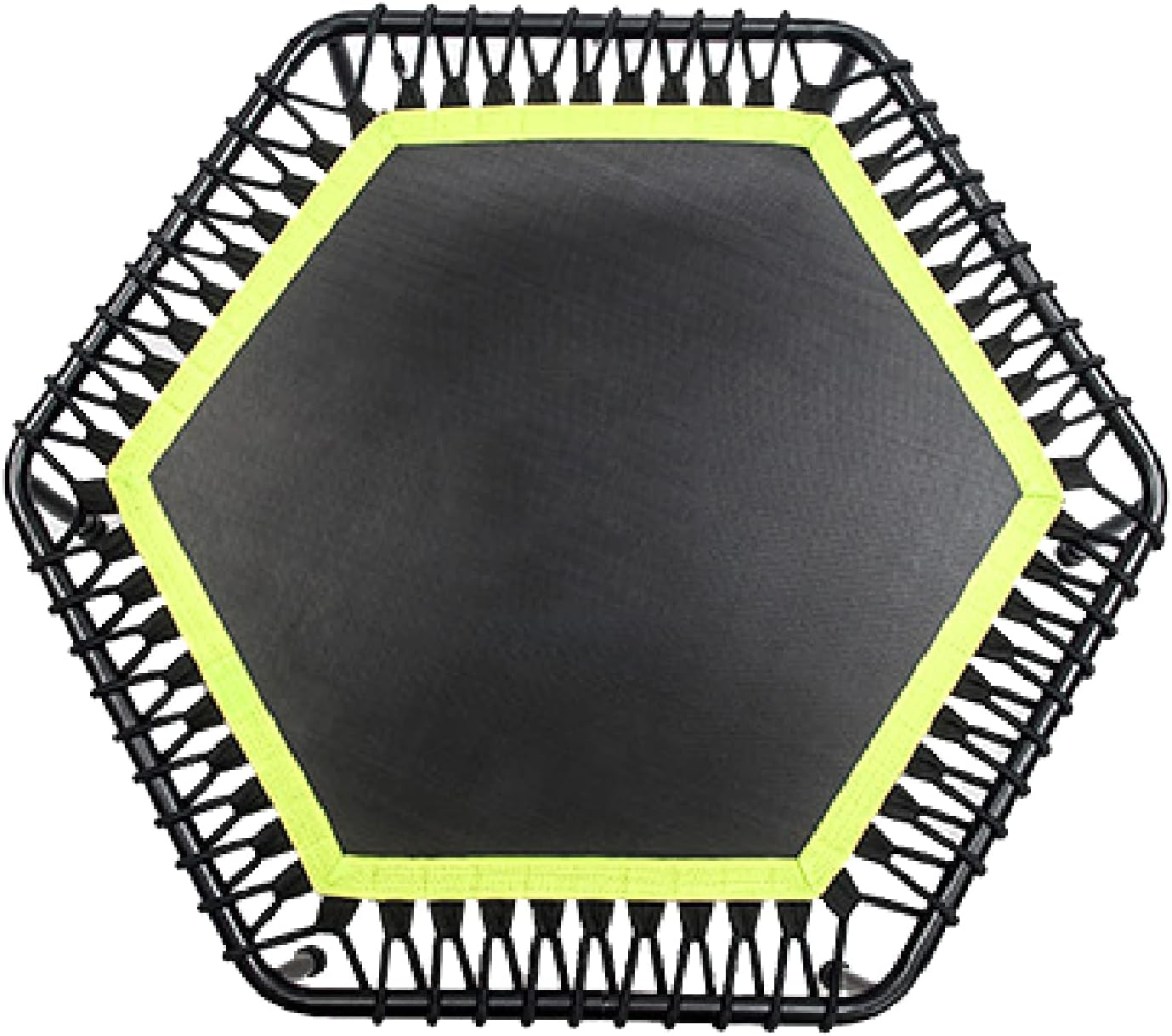 Mini Fitness Trampoline for Adult Kids, Workout Rebounder Indoor Outdoor Home Gym Garden Jumping Small Exercise Trampoline for Sports Workout, Max Weight 200KG, 44, Green