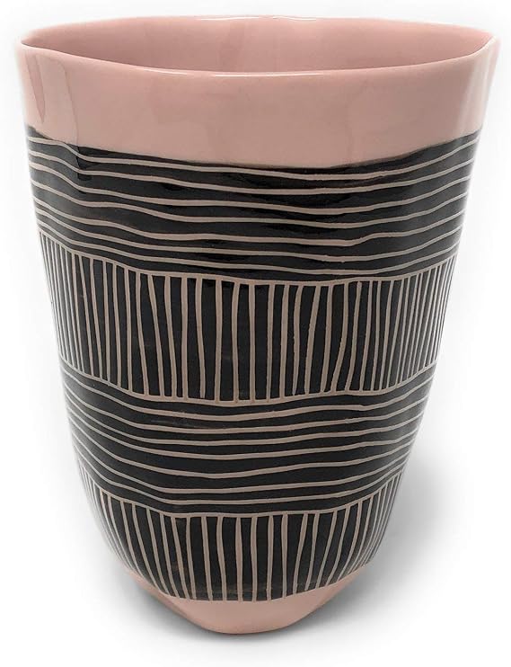 Accent Decor 6-inch Hidden Gem Stoneware Vase