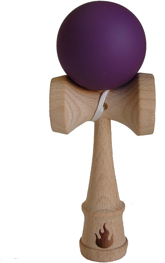 Purple Rubberized Kendama