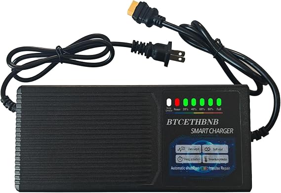 Li-ion Battery Charger Output 84V 4A Battery Charger for 72V 20S Ternary Lithium or 23S LiFePO4 Battery Pack XT60 Connector