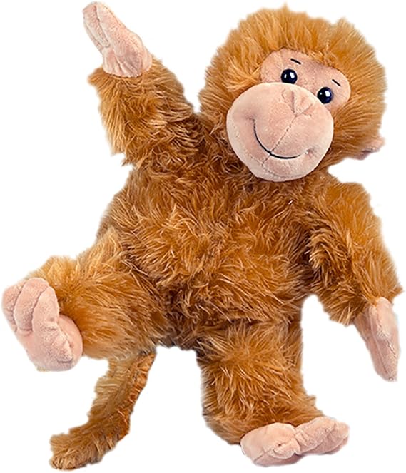 Cuddly Soft 8 inch Stuffed Cheek Monkey...We Stuff 'em...You Love 'em!