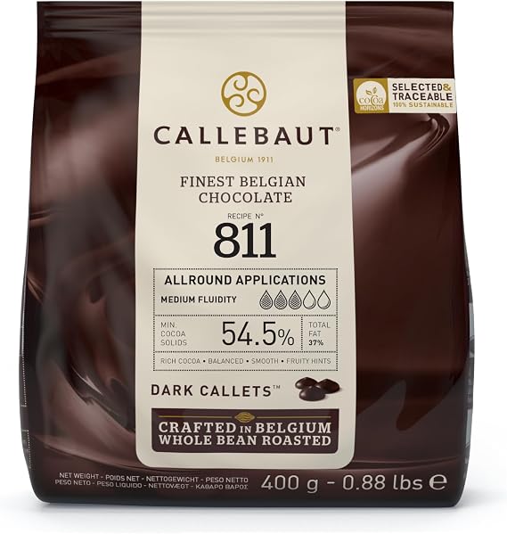 Callebaut Bİtter Damla Çİkolata 811-400 Gr
