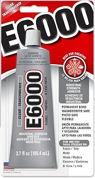 Eclectic Products 230012 3.7 oz Amazing E-6000 Craft Adhesive Uncarded, Clear 2 Pack