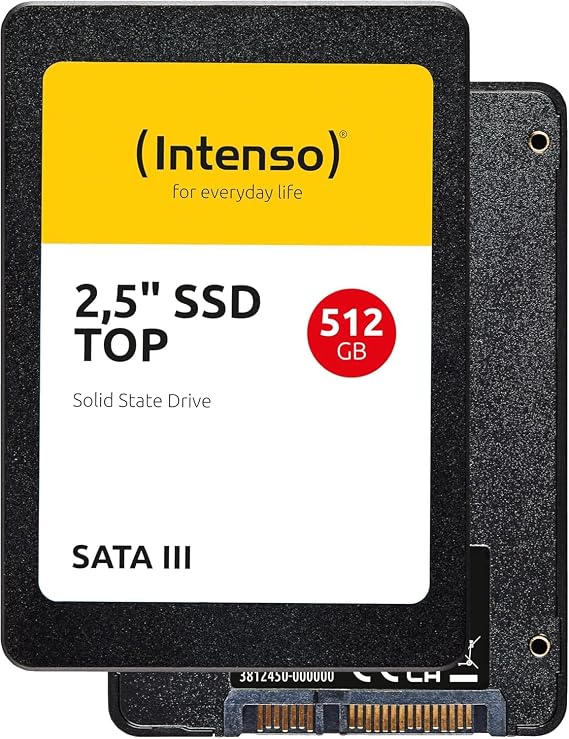 Intenso 2.5-Inch 512GB SATA III Top Performance Solid State Drive (3812450)