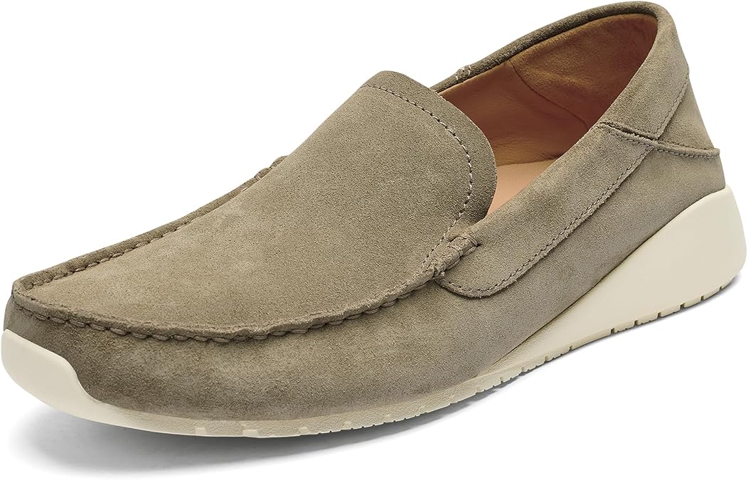 OluKai Ka'a Loafer Men's Premium Shoe, Italian Suede Materials