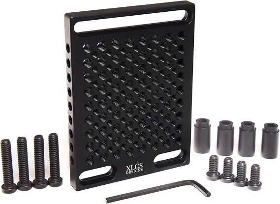 XLCS Backplate Blackmagic Micro Cage, Micro Studio Camera 4K G2, Original Micro Cinema Camera, BMMCC, Cheese Plate, BMMSC 4K G2, Cinemarig, Modular Design, XLCS-MC-00017