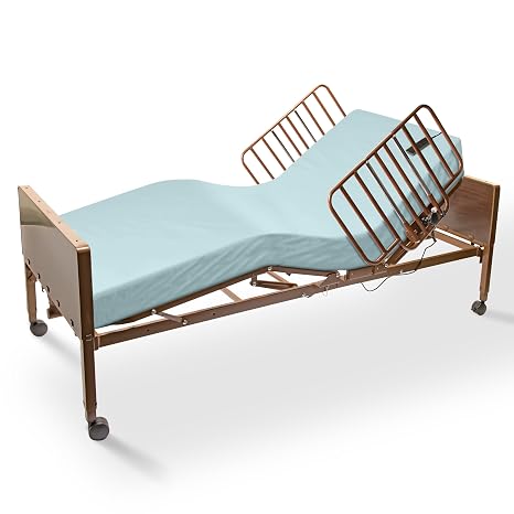 Full Electric Hospital Bed for Home Use with Customizable Package - 450 lbs, Height Adjustable 15"-23", 36 x 80" Steel Frame Medical Bed with Locking Casters, ETL-Approved Quiet Motors - ProHeal