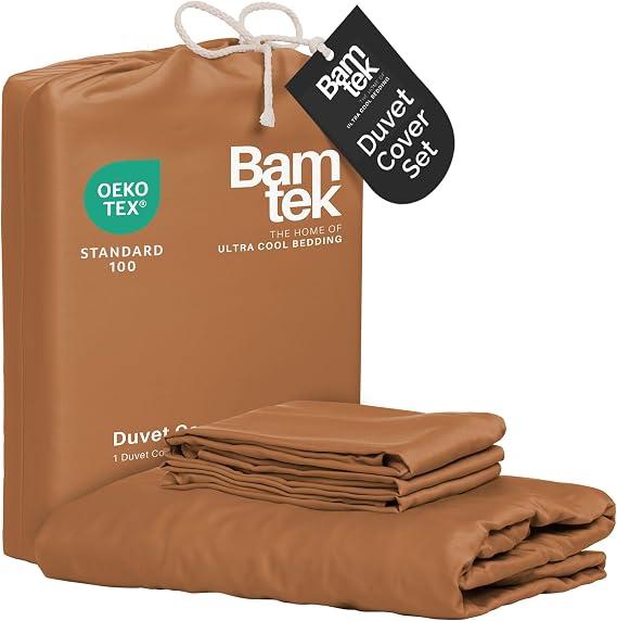 100% Viscose Derived from Bamboo Duvet Cover Set King Size, 3 PC