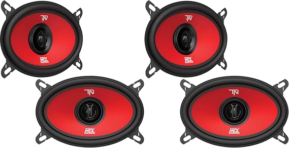 MTX Audio Two Pairs of TERMINATOR46 Terminator Series 4x6 Coaxial Bundle