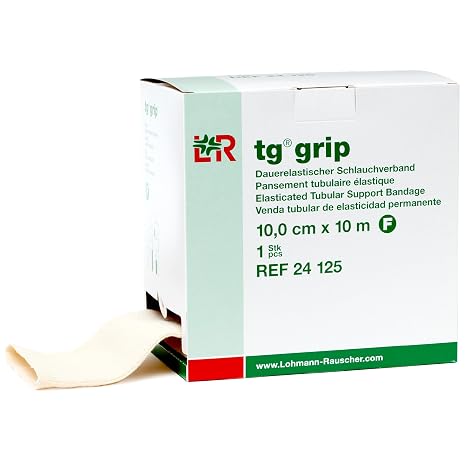 Lohmann & Rauscher Tg Grip Elasticated Tubular Bandage, Size F, 10cm x 10m
