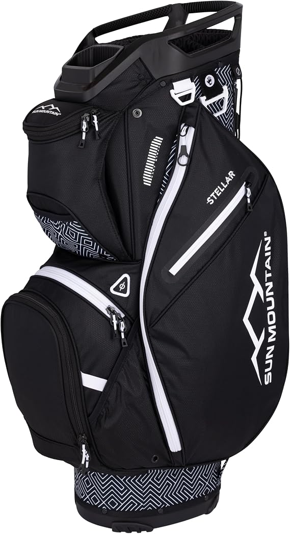 Sun Mountain Women's Stellar Lightweight Cart Golf Bag, 14-Way Top, 2025 Model