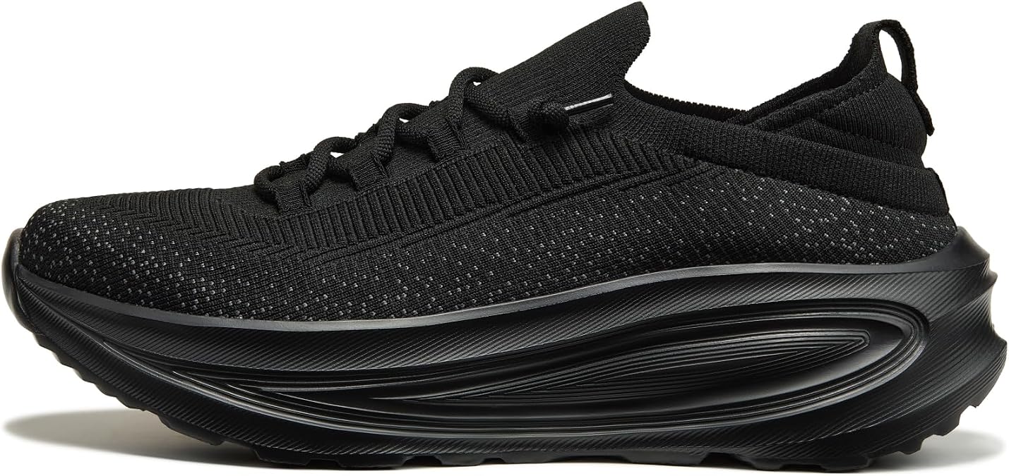 Carbon Plate Running Shoes for Men Women, Air Cushion Lightweight Breathable Road Racing Sneakers for Marathon Training