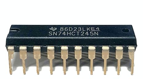 SN74HCT245N SN74HCT245 74HCT245 Octal Bus Transceivers with 3-State Outputs Breadboard-Friendly IC DIP-20 (Pack of 20)
