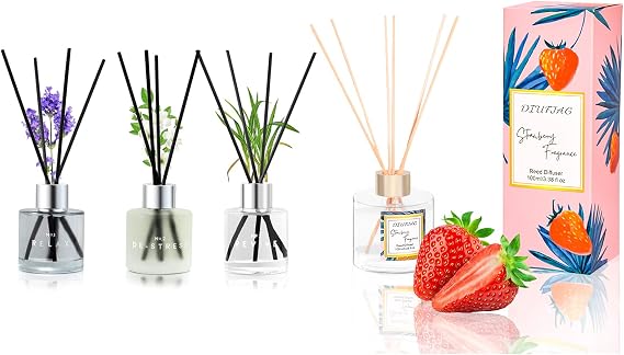 150ml Reed Diffuser and 100ml strawberry Reed Diffuser