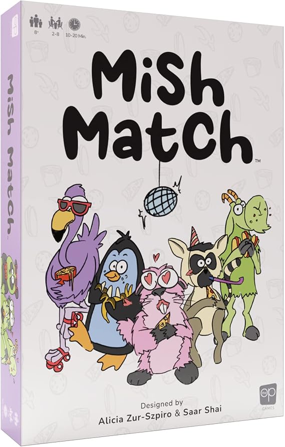 Mish Match | Fast Paced Party Game for 2-8 Players | Ages 8+ | Card Game for Family Night Fun
