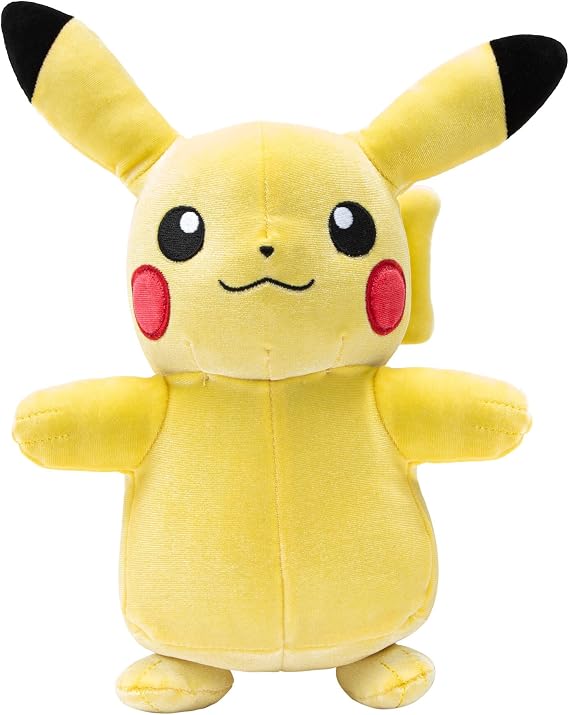 Pokemon Pikachu Select Velvet Plush - 8-Inch Pikachu Plush with Unique Velvet Fabric and Authentic Details
