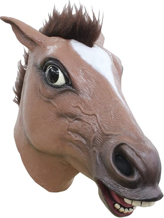Ghoulish - One Size Brown Horse Mask