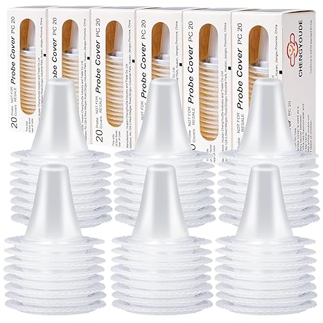 500 Pcs Ear Thermometer Probe Covers,Refill Caps Thermometer Covers for All Braun Thermometer Models and Various Types of Digital Thermometers