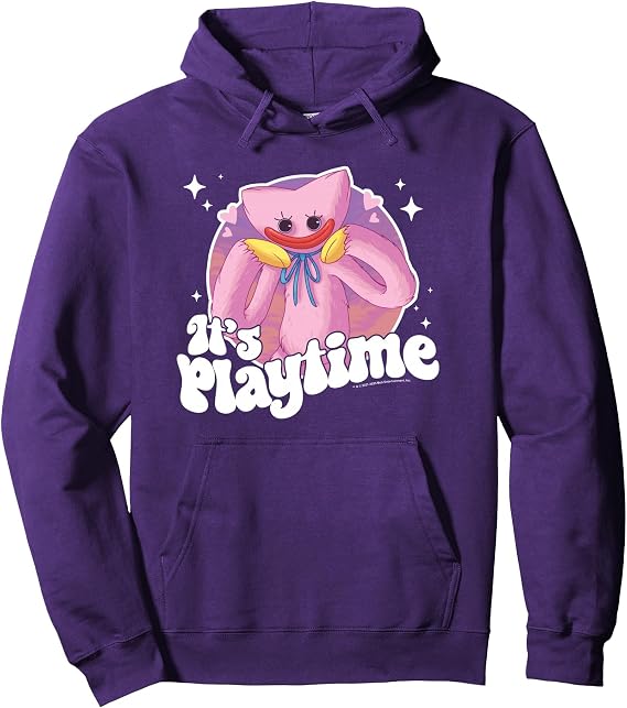 Poppy Playtime Kissy Missy It's Playtime Lovely Portrait Pullover Hoodie