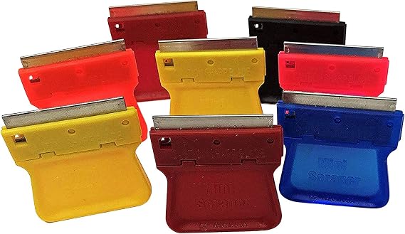 50 Mini Razor Blade Scrapers, U.S. Made Original