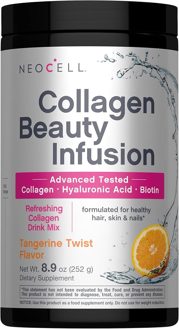 NeoCell Collagen Peptides Powder | 8.9 oz | Grass Fed Bovine