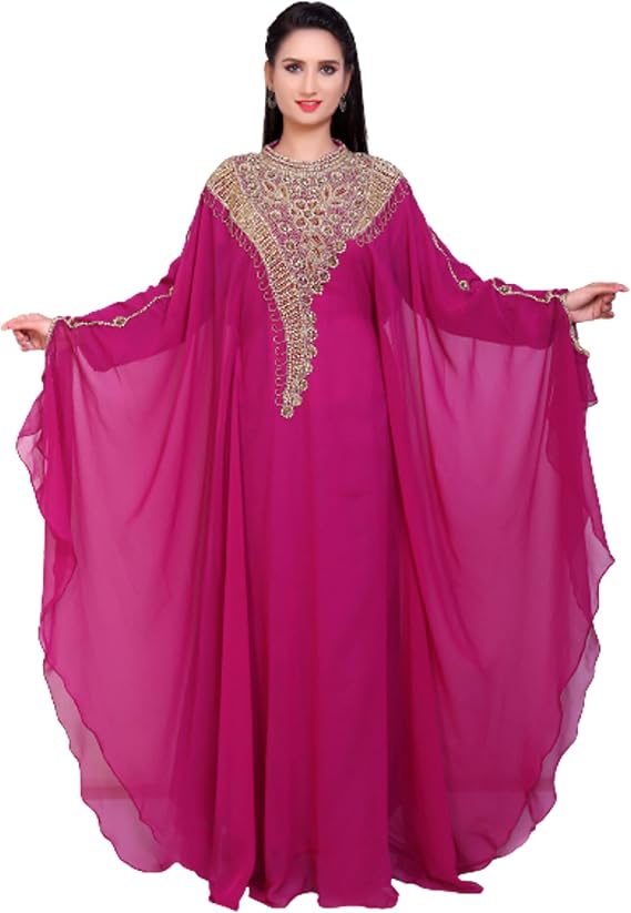 Kaftan For Women African Royal Islamic Dubai Floor Moroccan Caftan Arabic Party Wear Takshita Wear BY ZARDOZI ART