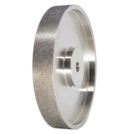 Diamond Grinding Wheel, for Sharpening High Speed Steel, Grit 80 | Dia 6" x 1" Wide, 1/2" Arbor