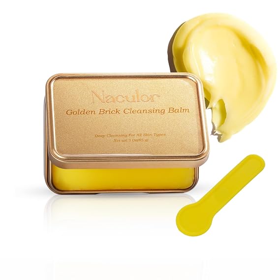 Vitamin E Cleansing Balm (3oz) Removes Waterproof Makeup & SPF, Hydrating, No Double Cleanse, Korean Oil-Based, Vegan, Travel-Friendly Tin with Magnetic Spatula, For All Skin Types
