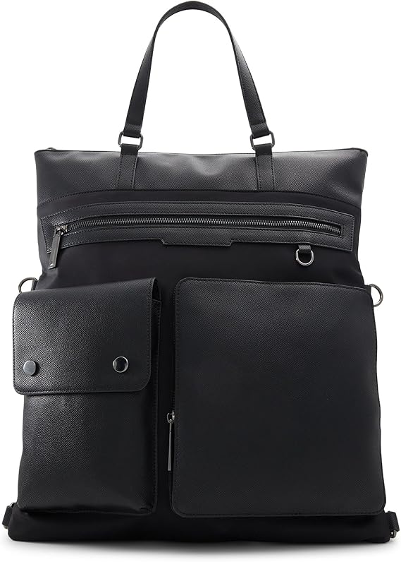 Aldo Men's Comaridx Backpack, Medium, Open Black