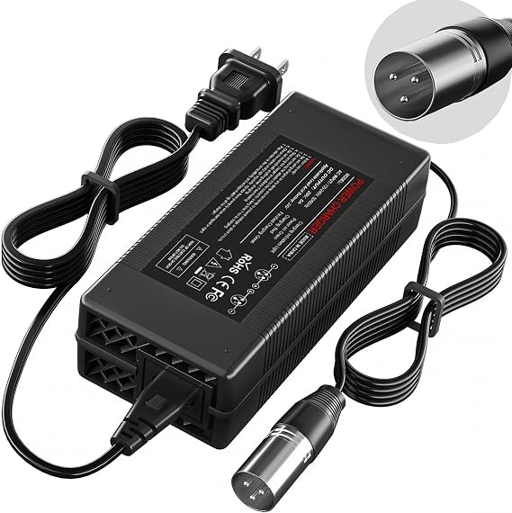 29V 5A Fast Charger for 24V Lead Acid Battery, 3-Pin XLR Charger Compatible with Jazzy Power Chair, Pride Mobility, Shoprider, Drive Medical Scooters & Wheelchairs