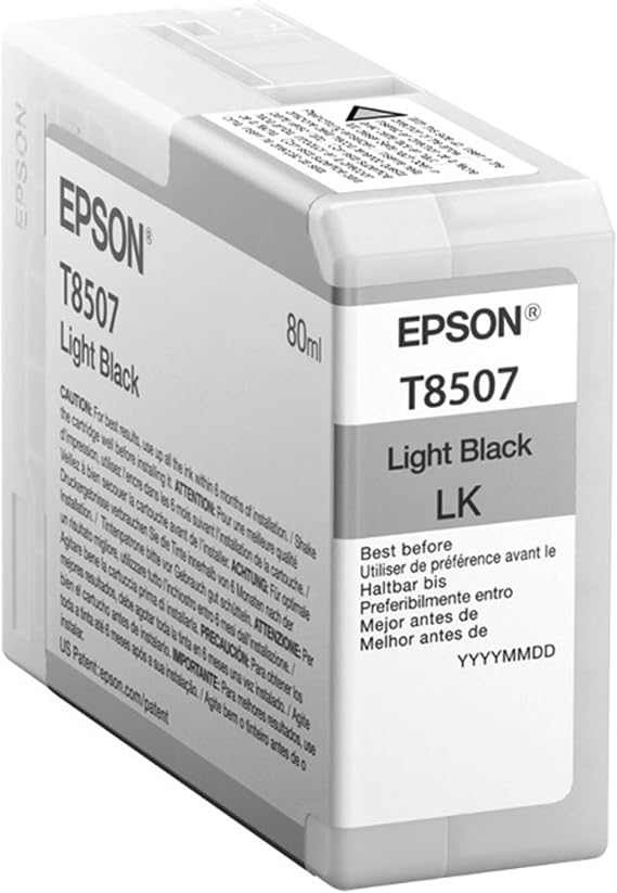 Epson T850700 T850 UltraChrome HD Light Black -Ink