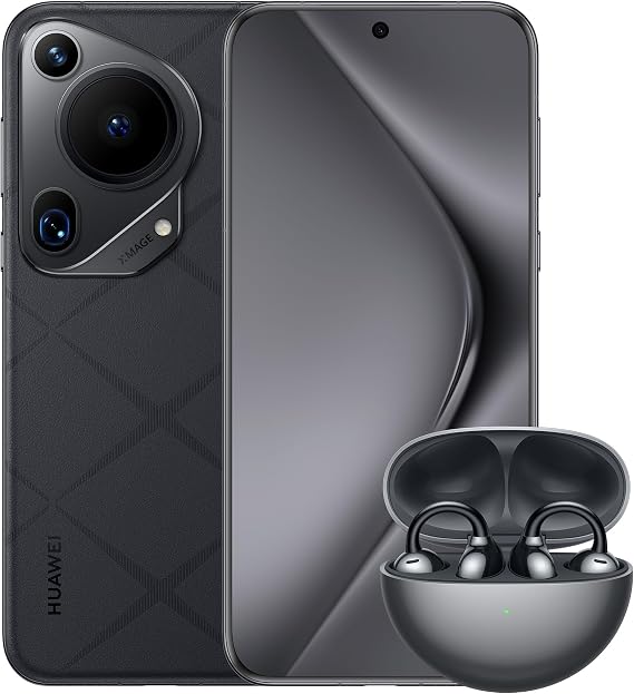 HUAWEI Pura 70 Ultra Smartphone 16 GB + 512 GB Ultra Lighting Camera with Retractable Lens Ultra Speed Snapshot Super Robust Kunlun Glass 100 W Supercharge Black + Freeclip Black
